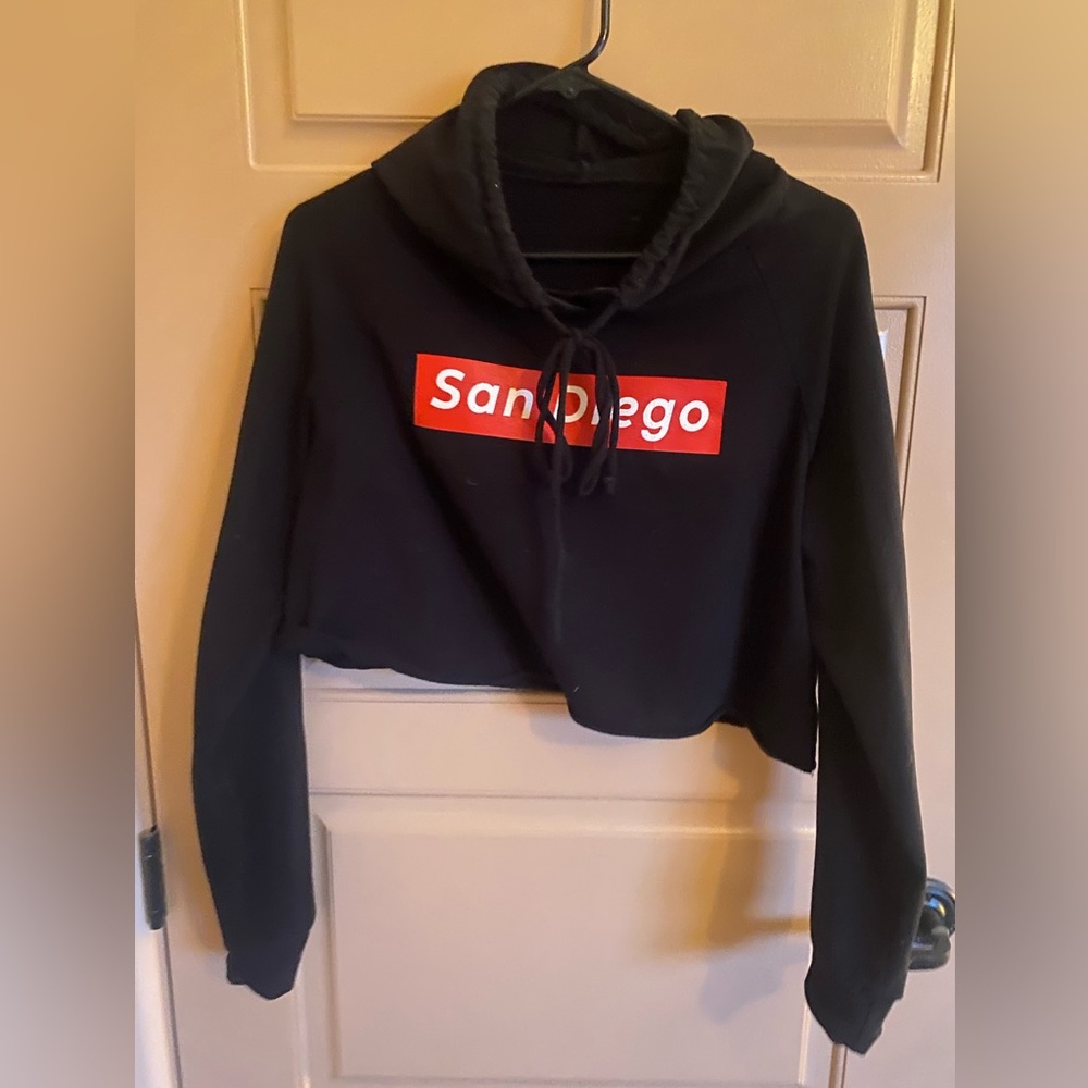 Cropped hoodie size small